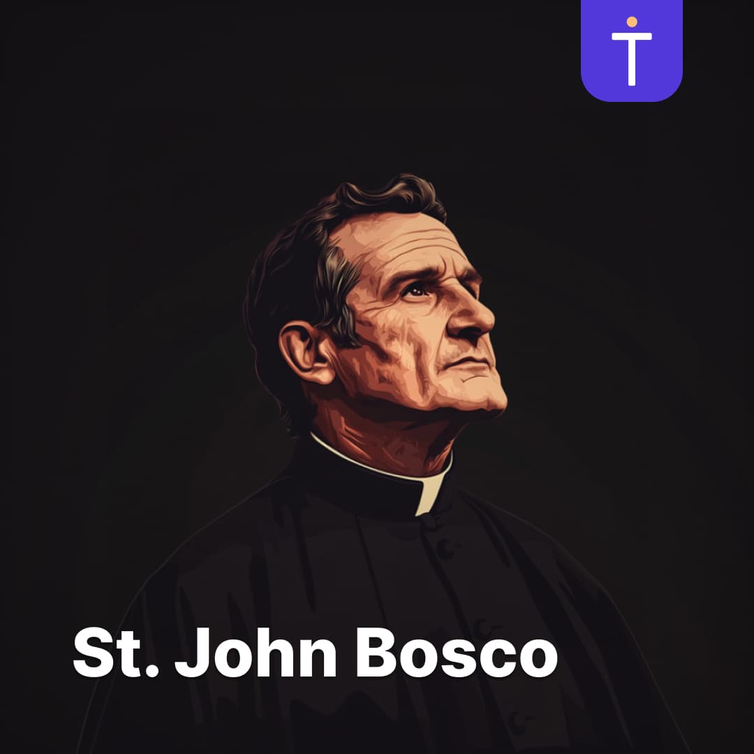 Cover image of Novena St. John Bosco podcast
