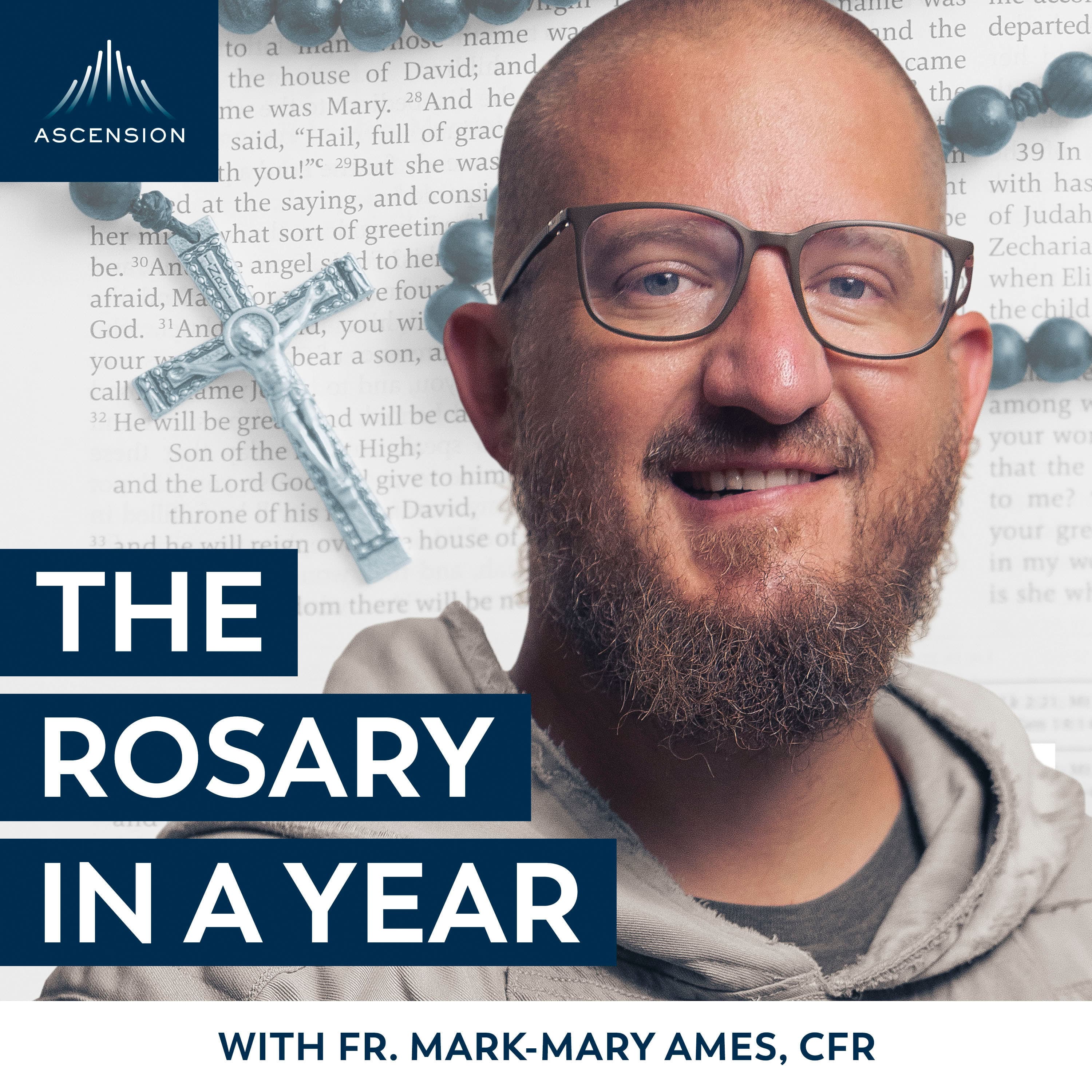 Cover image of Rosary in a Year podcast